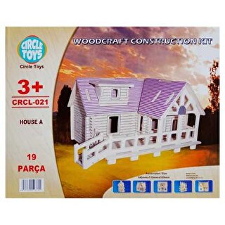 Circle Toys 021 House A Ev Ahşap Maket