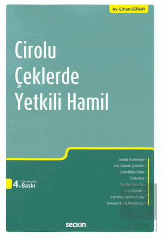 Cirolu Çeklerde Yetkili Hamil