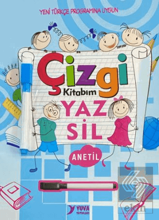 Çizgi Kitabım Yaz Sil Yazı Defteri Anetil