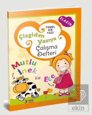 Çizgiden Yazıya Çalışma Defteri (64 sayfa - Düz Yazı - Anetil)