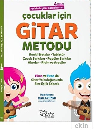 Çocuklar İçin Gitar Metodu - Renklerle Gitar Öğren