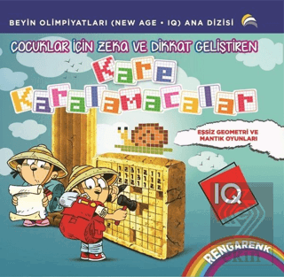 Çocuklar İçin Zeka ve Dikkat Geliştiren Kare Karal