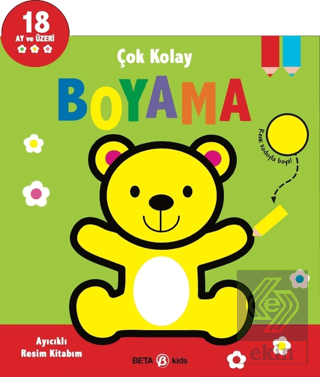 Çok Kolay Boyama - Ayıcıklı Resim Kitabım