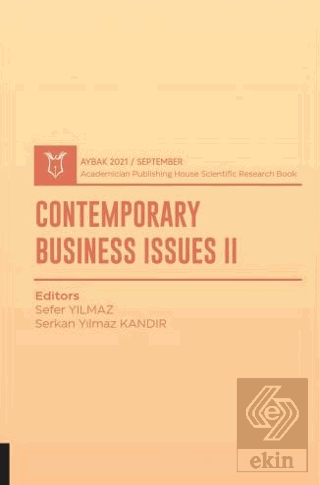 Contemporary Business Issues II (AYBAK 2021 Eylül)