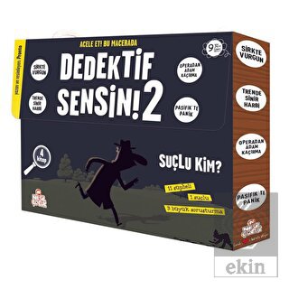 Dedektif Sensin! 2 (4 Kitap Takım)