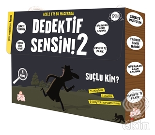 Dedektif Sensin! 2 (4 Kitap Takım)