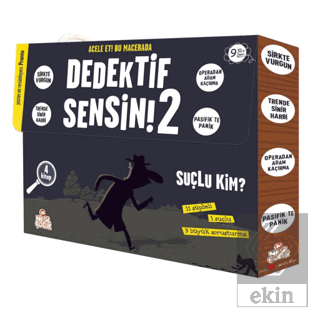 Dedektif Sensin! 2 (4 Kitap Takım)