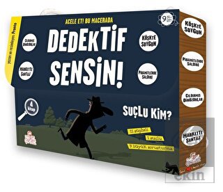 Dedektif Sensin (4 Kitap Takım)