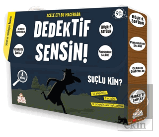 Dedektif Sensin (4 Kitap Takım)