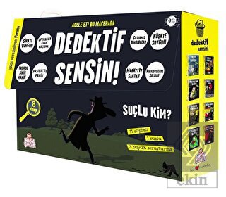 Dedektif Sensin! (İki Set Bir Arada 8 Kitap Takım)