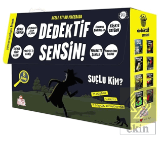 Dedektif Sensin! (İki Set Bir Arada 8 Kitap Takım)