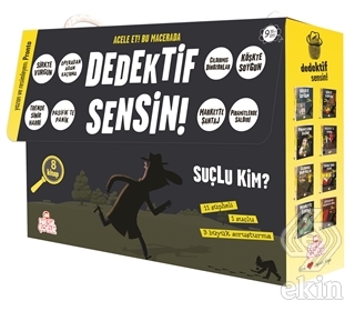 Dedektif Sensin! (İki Set Bir Arada 8 Kitap Takım)