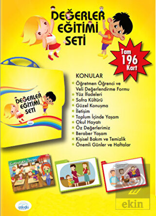 Değerler Eğitimi Seti (196 Kart)