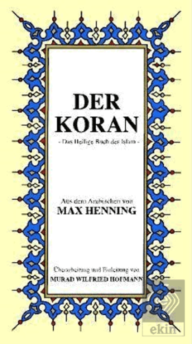 Der Koran Almanca Kuran-ı Kerim Tercümesi (Karton