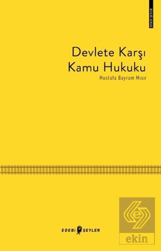 Devlete Karşı Kamu Hukuku