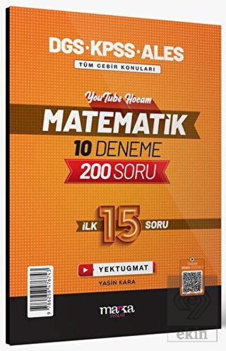 DGS KPSS ALES Matematik 10 Deneme İlk 15 Soru