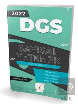 2022 DGS Sayısal Yetenek Son Tekrar Konu Anlatımı