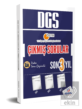 DGS Son 3 Yıl Çıkmış Sorular ve Video Çözümleri