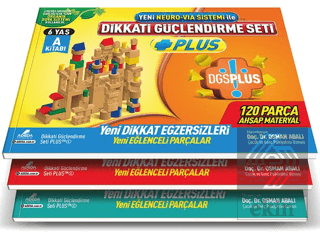 Dikkati Güçlendirme Seti Plus (3 Kitap Materyalsiz