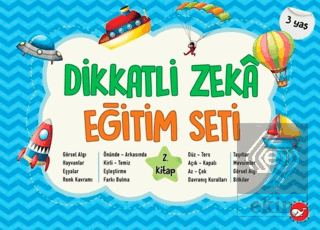 Dikkatli Zeka Eğitim Seti 2. Kitap (3 Yaş)