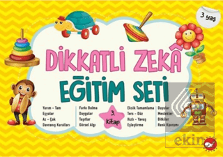 Dikkatli Zeka Eğitim Seti 3. Kitap (3 Yaş)