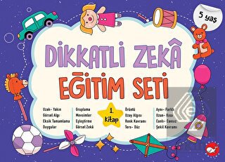 Dikkatli ZekaEğitim Seti 1. Kitap - 5 Yaş