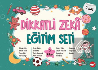 Dikkatli ZekaEğitim Seti 3. Kitap - 5 Yaş