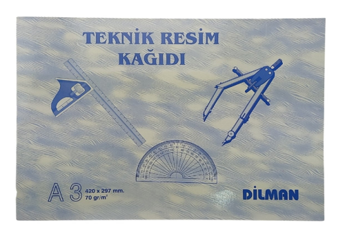 DİLMAN TEKNİK RESİM KAĞIDI A3 YAN