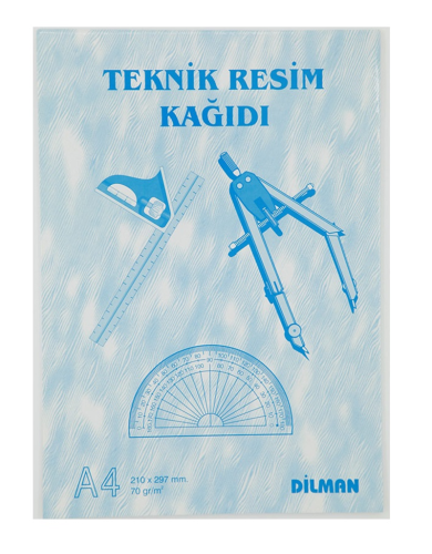 DİLMAN TEKNİK RESİM KAĞIDI A4 DİK