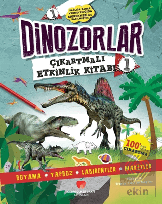 Dinozorlar Çıkartmalı Etkinlik Kitabı 1