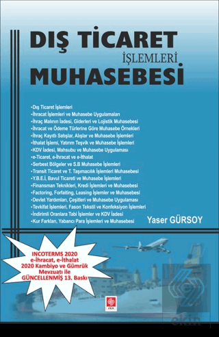 Dış Ticaret Muhasebesi Yaser Gürsoy