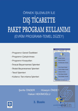 Dış Ticarette Paket Program Kullanımı Şerife Önder