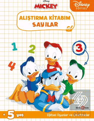 Disney Eğitsel Çıkartmalı Alıştırma Kitabım Sayıla