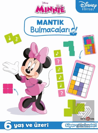 Disney Eğitsel Minnie Çıkartmalı Mantık Bulmacalar