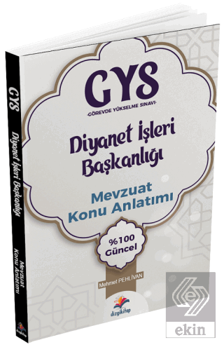 Diyanet İşleri Başkanlığı Görevde Yükselme Sınavı Mevzuat Konu Anlatım