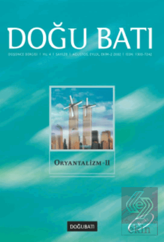 Doğu Batı Düşünce Dergisi Sayı: 20 Oryantalizm - 2