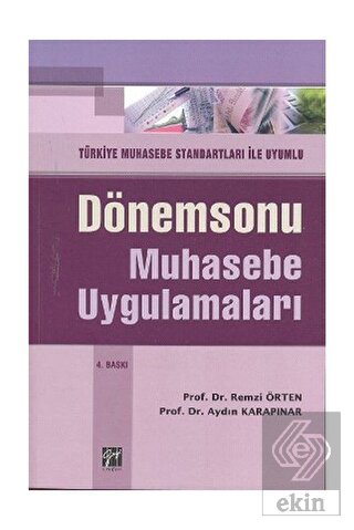 Dönemsonu Muhasebe Uygulamaları