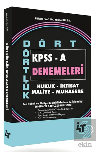 Dört Dörtlük KPSS-A Denemeleri