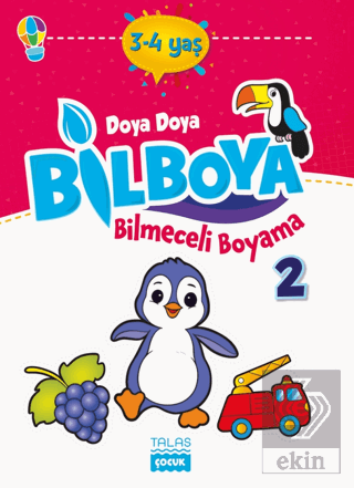 Doya Doya Bil Boya Bilmeceli Boyama 2 (3-4 Yaş)