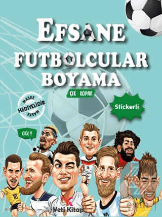 Efsane Futbolcular Boyama Kitabı