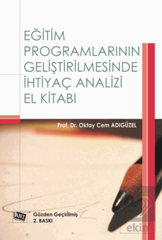 Eğitim Programlarının Geliştirilmesinde İhtiyaç An