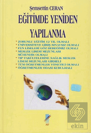 Eğitimde Yeniden Yapılanma