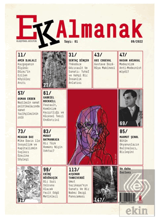 Ek Almanak - Sayı 1 / Eylül 2022