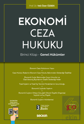 Ekonomi Ceza Hukuku - Genel Hükümler