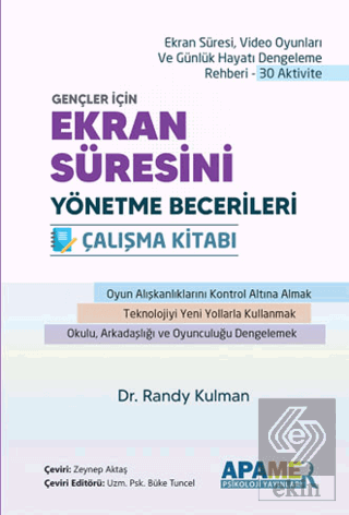 Ekran Süresini Yönetme Becerileri - Çalışma Kitabı