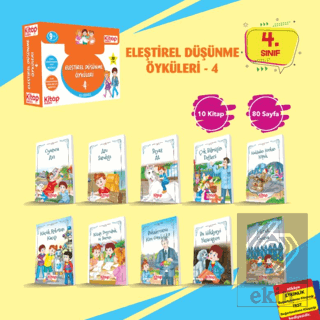 Eleştirel ve Yaratıcı Düşünme Öyküleri - 4 (10 Kit