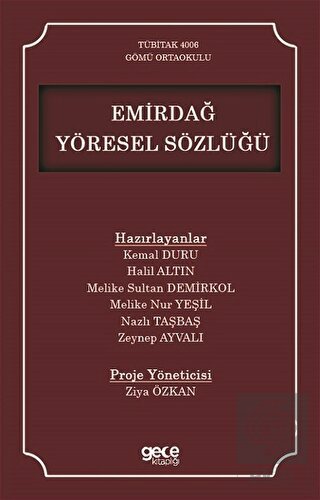 Emirdağ Yöresel Sözlüğü