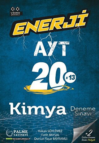 Enerji AYT 20 Kimya Deneme Sınavı