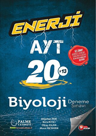 Enerji AYT Biyoloji 20 Deneme Sınavı