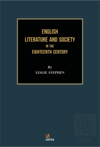 English Literature and Society in the Eighteenth C